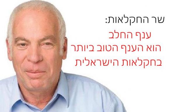 שר החקלאות אורי אריאל: "ענף החלב הוא הענף הטוב ביותר בחקלאות הישראלית"